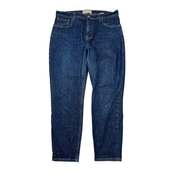 Everlane High Rise Skinny Ankle Jeans Stretch Denim Dark Wash Womens 32 - Picture 1 of 6